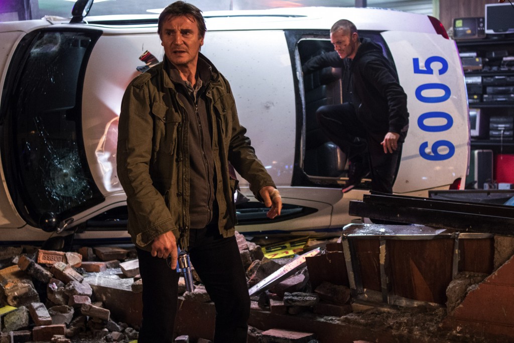 Liam Neeson, Ed Harris and Joel Kinnamon star in "Run All Night."